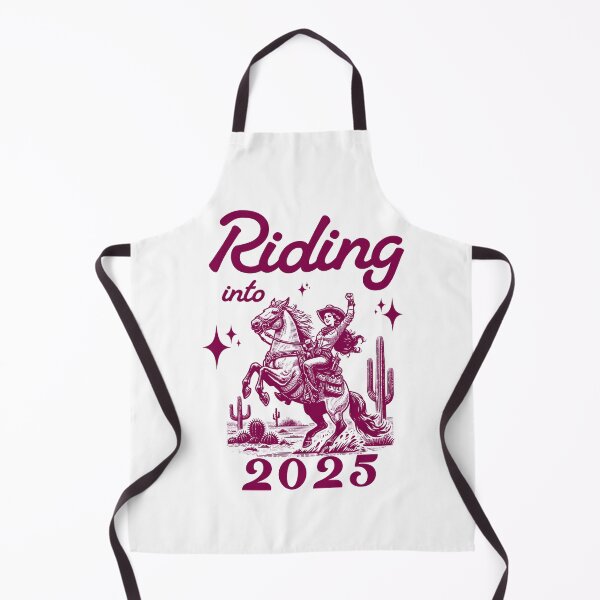 Item preview, Copy of Riding into 2025 western new years cowgirl designed and sold by MissGraphicTees.