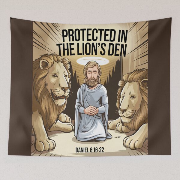 Item preview, Daniel and The Lions designed and sold by ChristCentered.