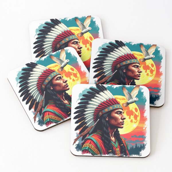 Item preview, Sitting Bull - Night Warrior designed and sold by SJZDesign.