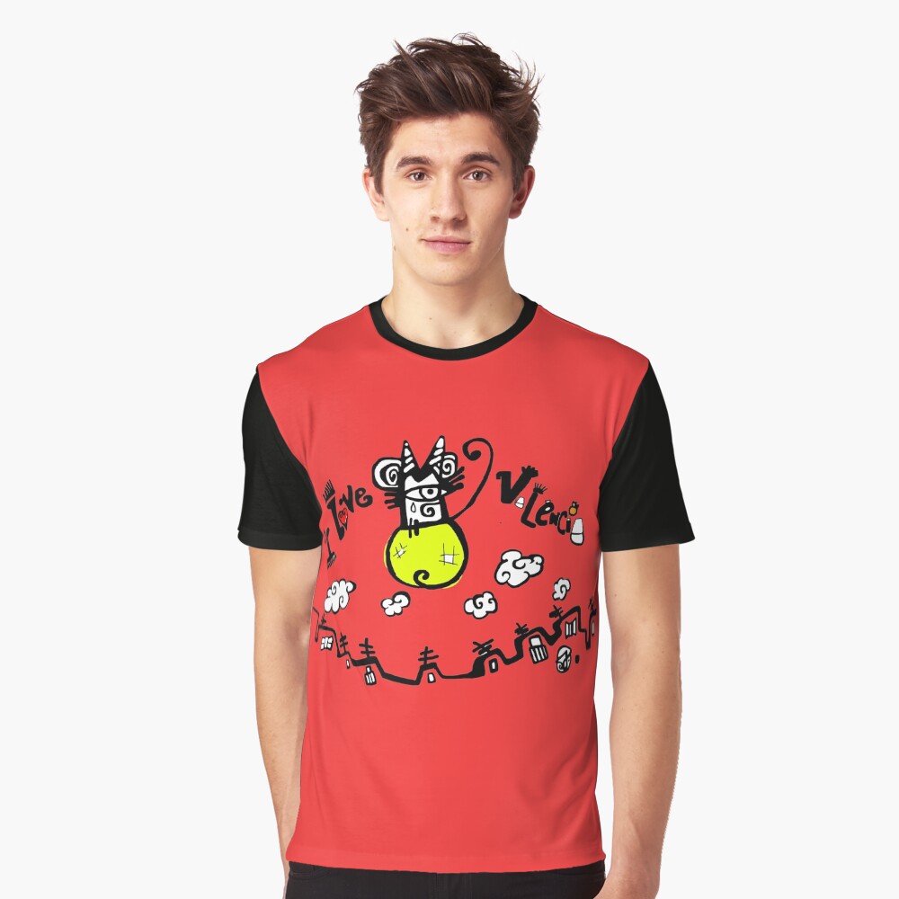 Vista previa del artículo con la obra «Camiseta gráfica», diseñado y vendido por lutxana.