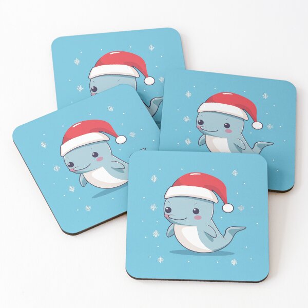 Item preview, Cute Christmas Dolphin designed and sold by Rtymer.