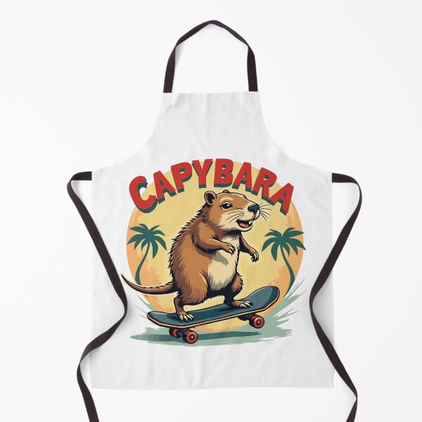 Item preview, Skateboarding Capybara designed and sold by Krasnovaovaova.