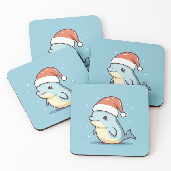 Item preview, Cute Christmas Dolphin designed and sold by Rtymer.