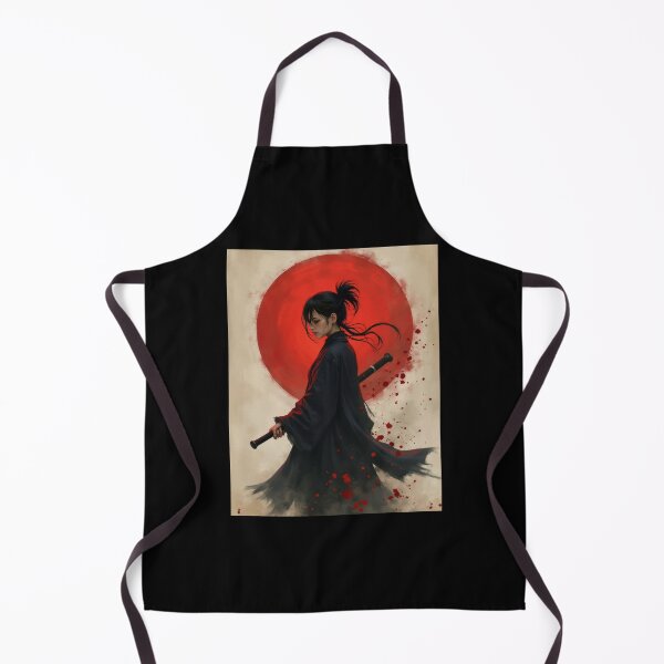 Item preview, Silent Warrior Under the Crimson Sun designed and sold by ArtCreator2023.