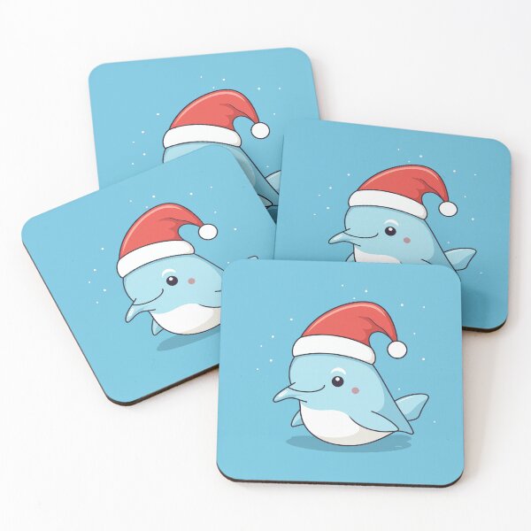 Item preview, Cute Christmas Dolphin designed and sold by Rtymer.