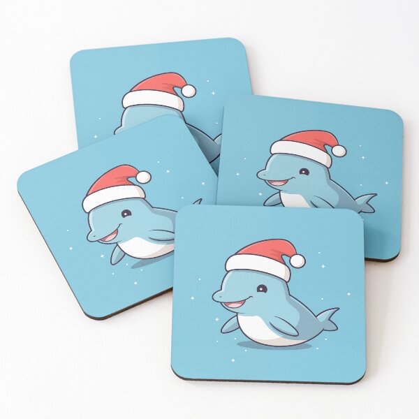 Item preview, Cute Christmas Dolphin designed and sold by Rtymer.