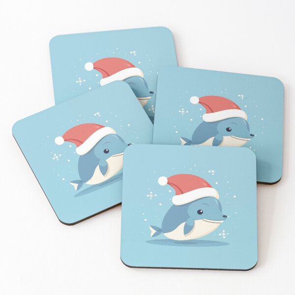 Item preview, Cute Christmas Dolphin designed and sold by Rtymer.