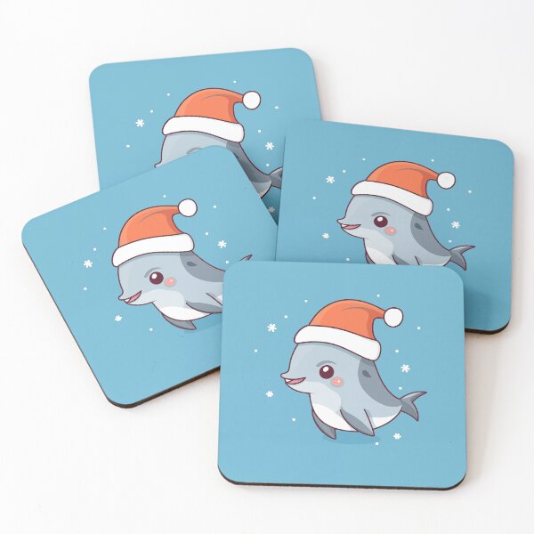 Item preview, Cute Christmas Dolphin designed and sold by Rtymer.