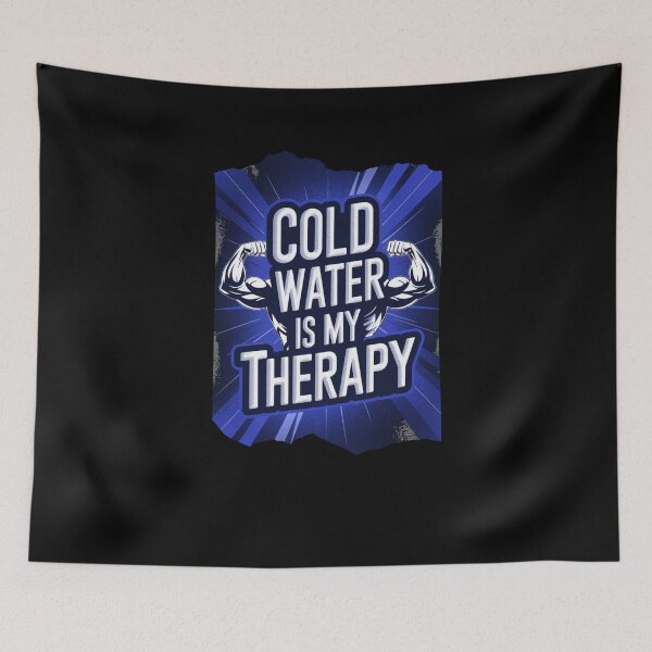 Item preview,  Cold Water Is My Therapy Funny Gifts for Pepole Who Like Ice Bathing designed and sold by byMartha.