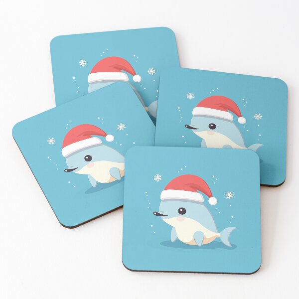Item preview, Cute Christmas Dolphin designed and sold by Rtymer.