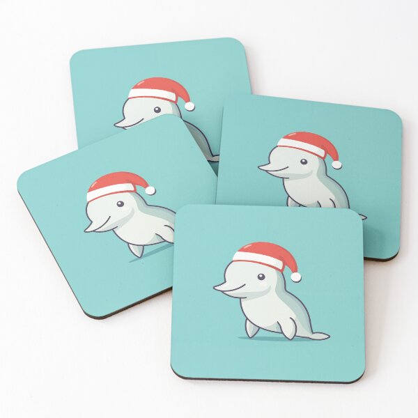 Item preview, Cute Christmas Dolphin designed and sold by Rtymer.