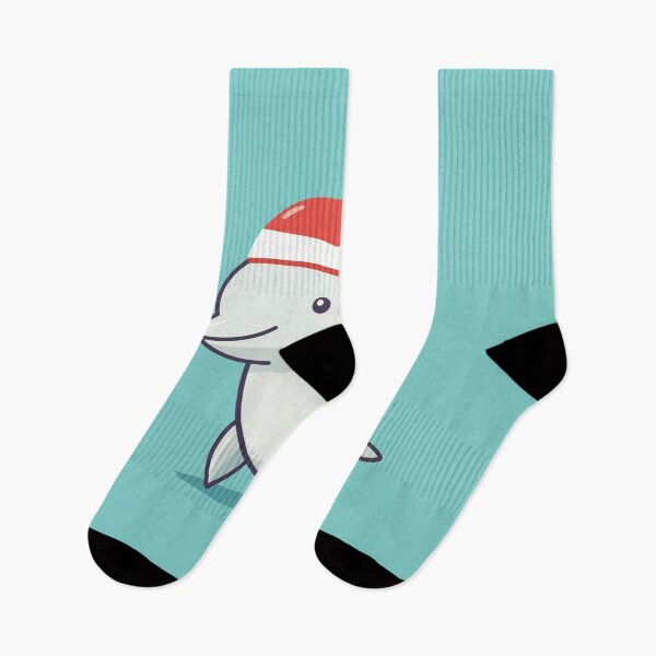 Item preview, Cute Christmas Dolphin designed and sold by Rtymer.