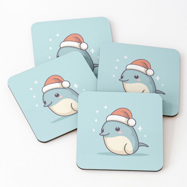 Item preview, Cute Christmas Dolphin designed and sold by Rtymer.