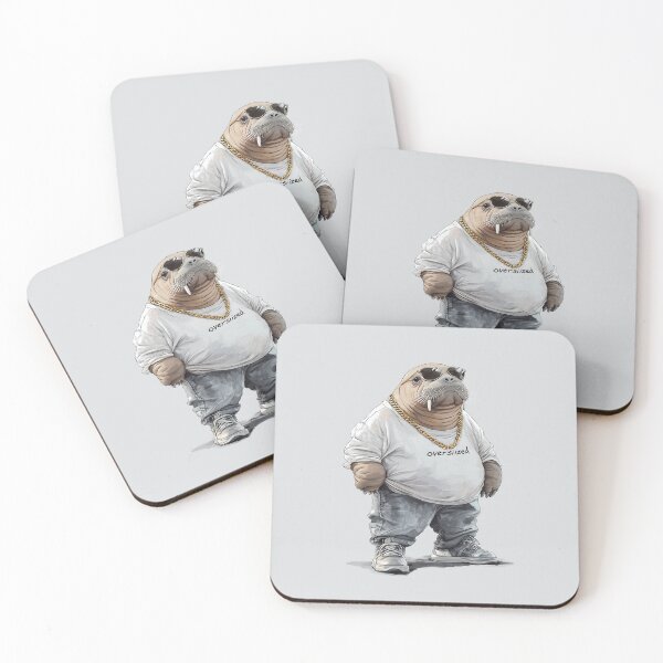 Item preview, Stylish Walrus in Oversized Fashion designed and sold by Konkam.