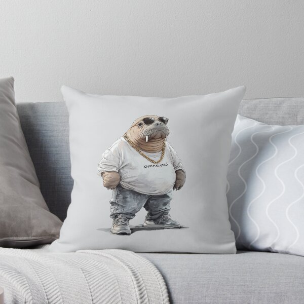Item preview, Stylish Walrus in Oversized Fashion designed and sold by Konkam.