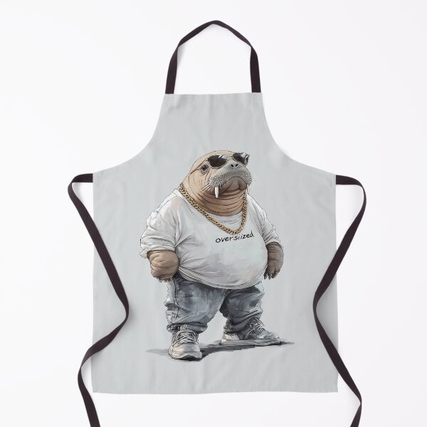 Item preview, Stylish Walrus in Oversized Fashion designed and sold by Konkam.