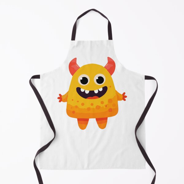 Item preview, Cute Yellow Smiling Monster - Kids Illustration Clipart designed and sold by viktoriaart0303.