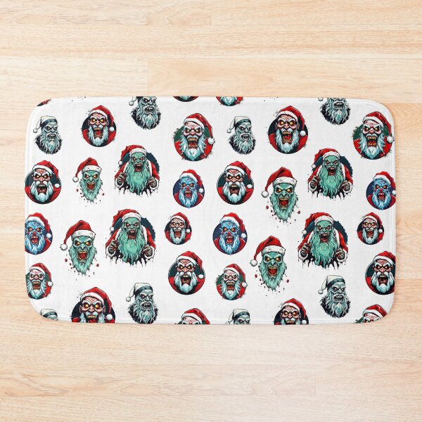 Item preview, Zombie Claus Creepy Christmas Character Pattern 2 designed and sold by Tom-Johnson.