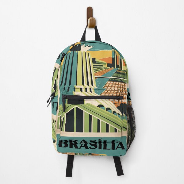 Item preview, Brasilia Vintage Travel Poster designed and sold by TravelerRat.