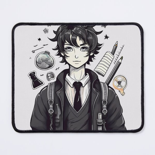 Item preview, Grey Anime | Arts and Science | Dark Academia Collection designed and sold by monkeybusiness.pt.