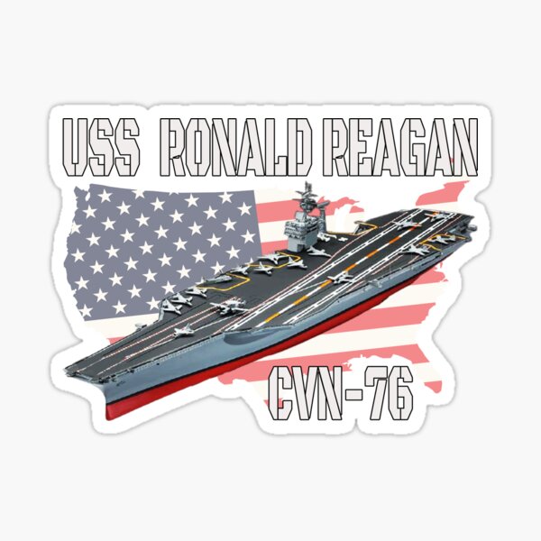 Item preview, USS Ronald Reagan CVN-76 Aircraft Carrier Veterans Day designed and sold by ArtStudioKY.