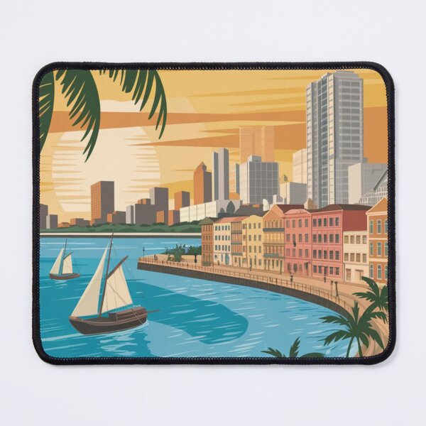 Item preview, Luanda Vintage Travel Poster designed and sold by TravelerRat.