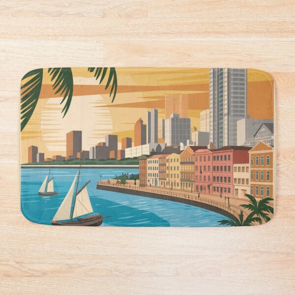 Item preview, Luanda Vintage Travel Poster designed and sold by TravelerRat.