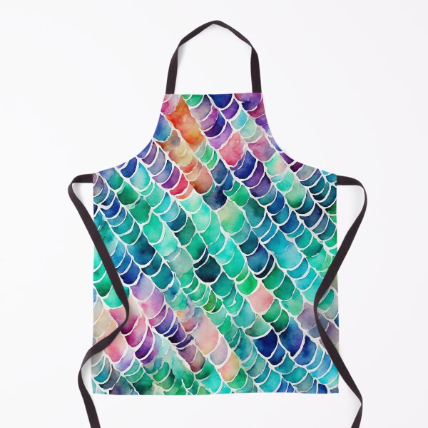Item preview, Aquatic Watercolor Mermaid Scales Seamless Pattern 3 designed and sold by Tom-Johnson.