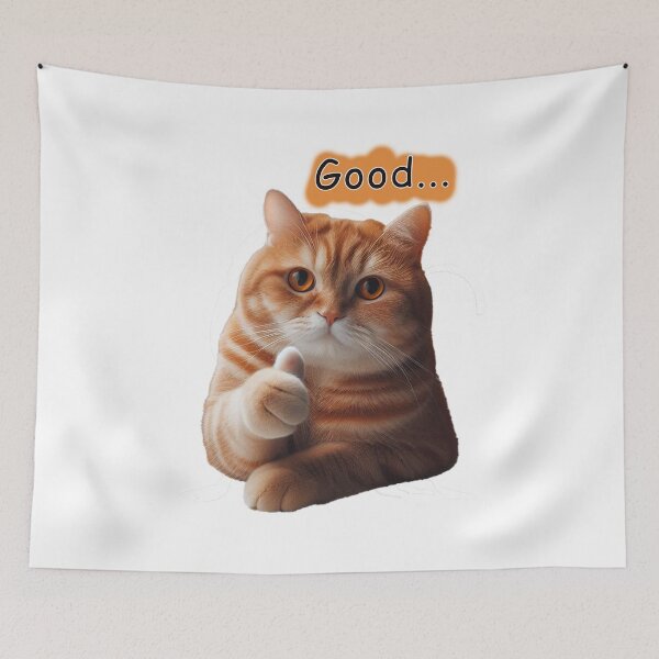 Item preview, Cat Giving a Thumbs Up sticker designed and sold by CeammiShop.