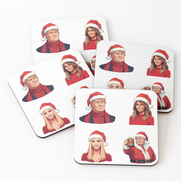 Item preview, Donald Trump Melania Ivanka Family In Santa Claus Christmas Costume Holding A Beer designed and sold by deelitt.
