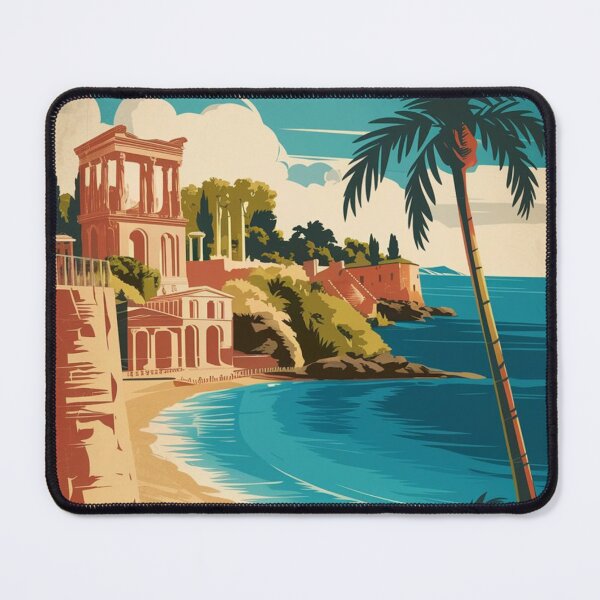 Item preview, Antalya Vintage Travel Poster designed and sold by TravelerRat.