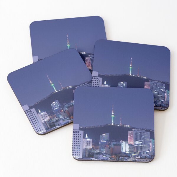 Item preview, seoul tower at night designed and sold by skalihm.