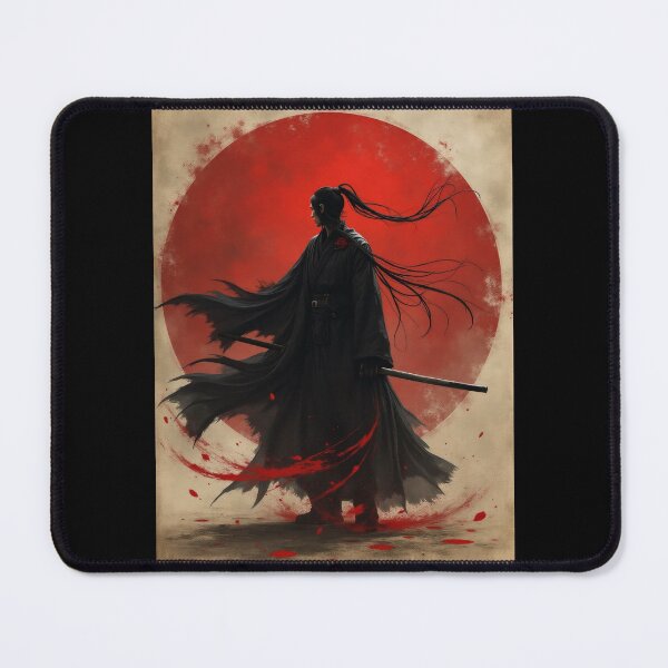 Item preview, Crimson Warrior and Blossoms Under Red Sun designed and sold by ArtCreator2023.