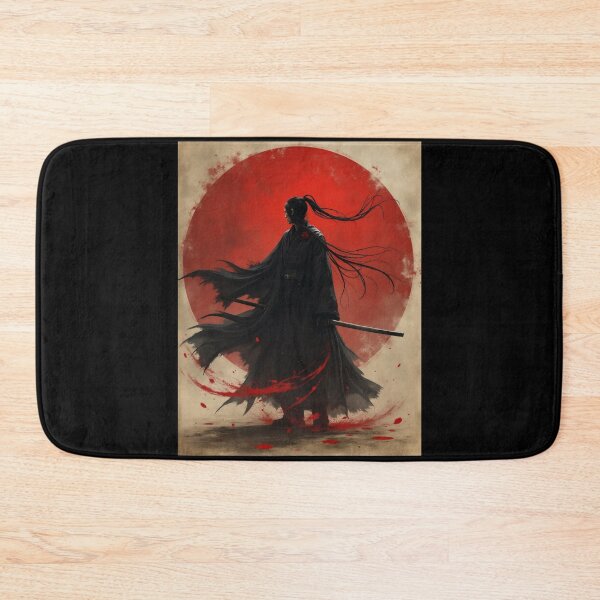 Item preview, Crimson Warrior and Blossoms Under Red Sun designed and sold by ArtCreator2023.