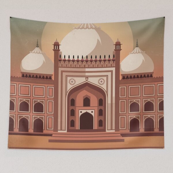 Item preview, Lahore Vintage Travel Poster designed and sold by TravelerRat.