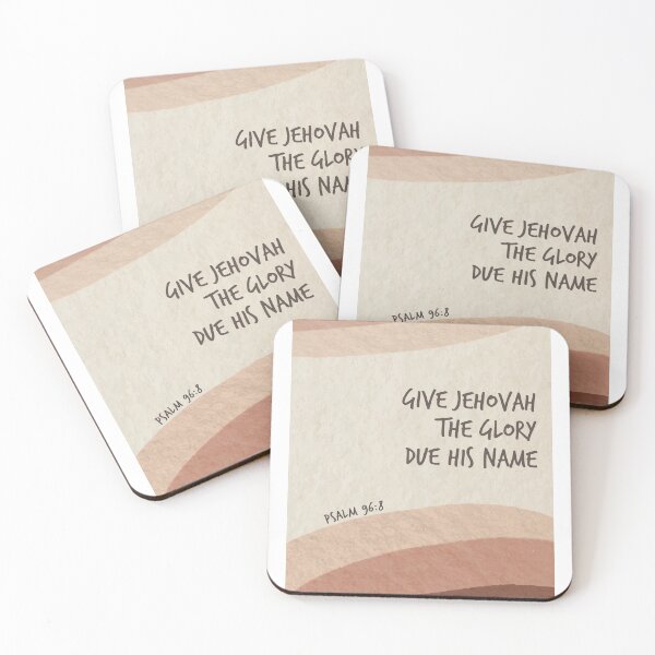 Item preview, JW 2025 Yeartext - Give Jehovah the glory due his name (Psalm 96:8) designed and sold by LiliGalerie.