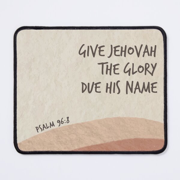 Item preview, JW 2025 Yeartext - Give Jehovah the glory due his name (Psalm 96:8) designed and sold by LiliGalerie.