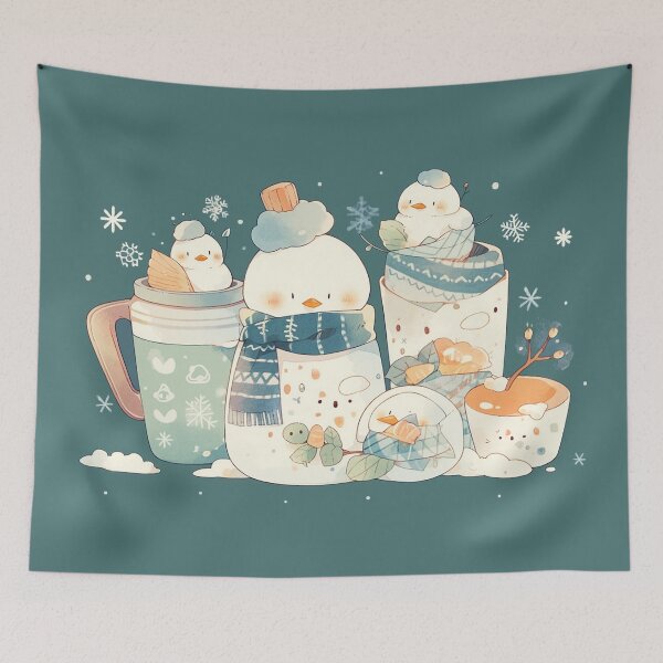 Item preview, Cozy Christmas Snowmen designed and sold by C-R-I.