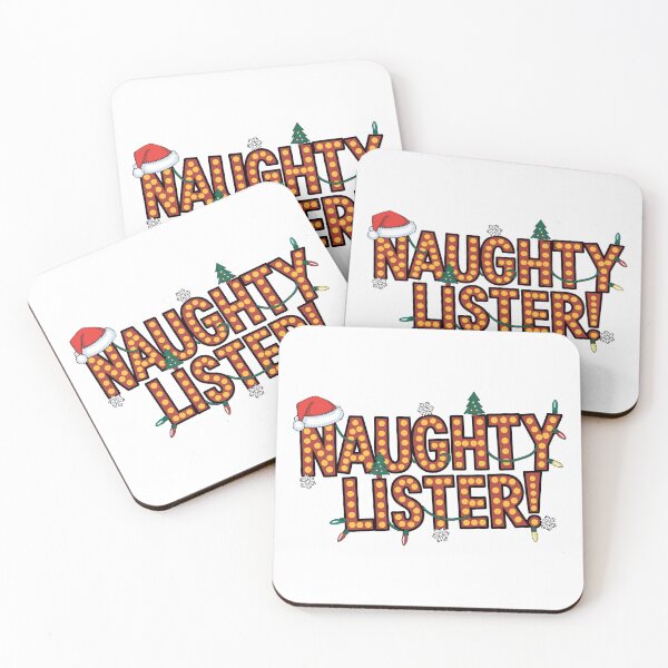 Item preview, Naughty Lister! Hollywood Marquee Christmas Lights Cartoon designed and sold by JPees.
