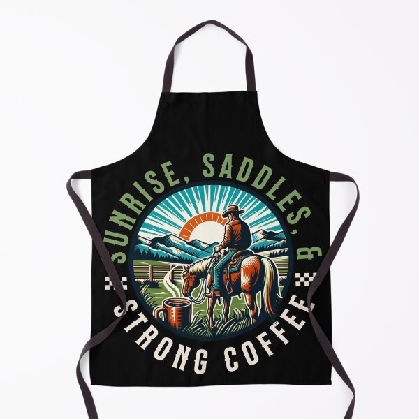 Item preview, Sunrise, Saddles, & Strong Coffee Ranch Life designed and sold by AgeDevs.