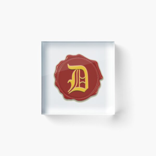 Item preview, Red seal with letter D designed and sold by leobrix.