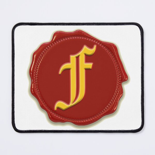 Item preview, Red seal with letter F designed and sold by leobrix.