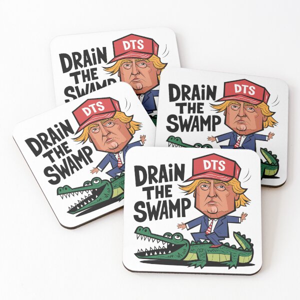 Item preview, Funny Donald Trump Drain the Swamp with Gator designed and sold by Nature's Fancy.
