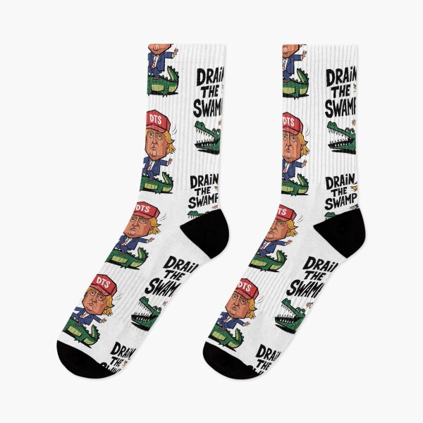 Item preview, Funny Donald Trump Drain the Swamp with Gator designed and sold by Nature's Fancy.