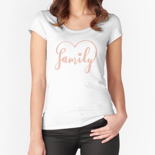 Family Love by Alice Monber Fitted Scoop T-Shirt