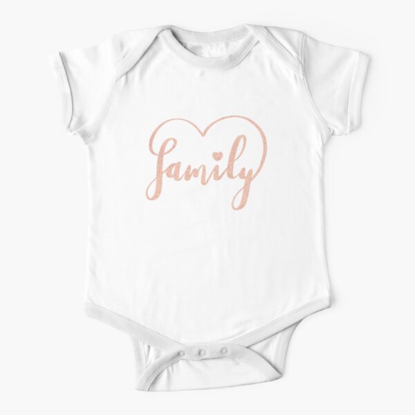 Family Love by Alice Monber Short Sleeve Baby One-Piece