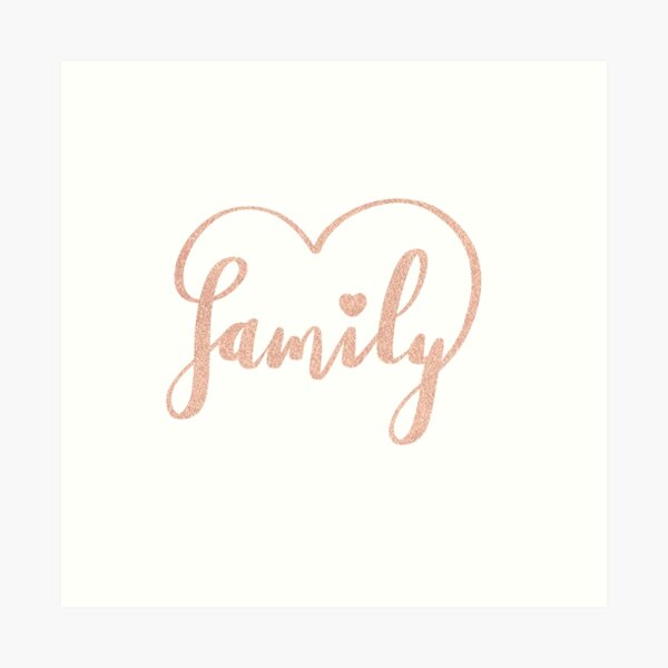 Family Love by Alice Monber Art Print
