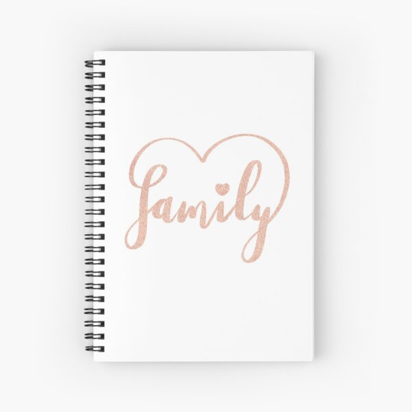 Family Love by Alice Monber Spiral Notebook