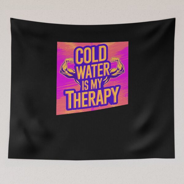 Item preview, Cold Water Is My Therapy Funny Gifts for Pepole Who Like Ice Bathing designed and sold by byMartha.
