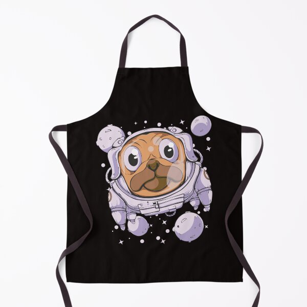 Item preview, funny Pug in Space Suit - Cute Astronaut Dog designed and sold by DrawHandArt.